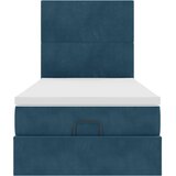  Okvir kreveta s madracima tamnoplavi 100x200cm baršunasti | Eponuda.com
