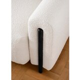 ELTAP Sklopiva/s prostorom za odlaganje sofa od bouclé tkanine boje slonovače 244 cm Arcadova – | shoptok.hr