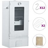  Roštilj i pušnica s 1 kg drvenih komadića 44,5 x 29 x 83 cm | shoptok.hr