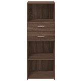  Visoka komoda boja hrasta 45 x 42,5 x 124 cm konstruirano drvo | Eponuda.ba