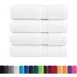 vidaXL Ručnici za kupanje SOLUND 4 kom bijeli 100x150 cm 600 gsm | shoptok.hr