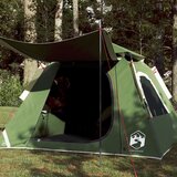 The Living Store Šotor za kampiranje za 4 osebe zelen za hitro postavitev - Šotor Za Kampiranje, (21606517) | Shoptok.si