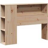 vidaXL Knjižna postelja brez vzmetnice bela 75x190 cm trdna borovina | Shoptok.si