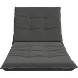  Jastučić za ležaljku GEMERT 100% poliester Antracit - Antracit 190 x 70 x 9 cm Poliester | shoptok.hr