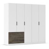 Boxxx OMARA S KLASIČNIMI VRATI, bela, temni hrast | Shoptok.si