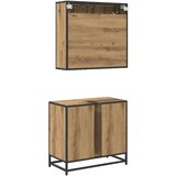 vidaXL set namještaja za kupaonicu 2 pcs hrast artisan 65 x 33 x 60 cm | shoptok.hr