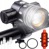  Set USB LED aku. kolesarske T6 svetilke CREE LED XM-L + zadnja luč