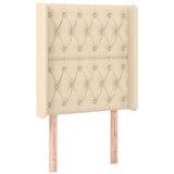  Uzglavlje s ušima krem 83x16x118/128 cm od tkanine | shoptok.hr