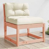 vidaXL Vrtni kavč brez naslonjal z blazinami 63,5x73x78 cm les douglas | Shoptok.si
