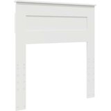 vidaXL Vzglavje z vzglavjem Bela 80 cm Konstruiran les | Shoptok.si