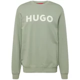 Hugo Sweater majica 'Dem' kaki / pastelno zelena