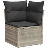  8-dijelni set vrtnih sofa od poliratana s jastucima svjetlosivi | shoptok.hr