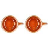 Villa Collection Oranžne lončene skodelice za espresso v kompletu 2 ks 80 ml Styles – | Shoptok.si