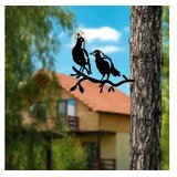 WALLXPERT Dekorativna figura Ptica na grani 09, 45x39 cm, 1,5 mm | Eponuda.ba