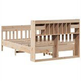 vidaXL Posteljni okvir brez vzmetnice 140x200 cm trdna borovina | Shoptok.si
