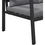 Ambia Garden LOUNGE GARNITURA tkanina akacija masivno aluminij | Shoptok.si