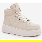 EVENTO High Women's Sneakers On Platform Beige Tillive | Shoptok.si