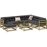  8-dijelni set vrtnih sofa s jastucima od impregnirane borovine Cijene