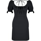 Trendyol Curve Black A-Line Mini Woven Dress Cene