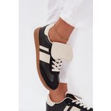Boto Low Women's Sneakers With Turned Tongue Black Ardira | Shoptok.si