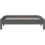 LEŽAJ sivi 75x190 cm od masivne borovine | shoptok.hr