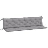  Jastuci za vrtnu klupu 2 kom sivo 200x50x7cm tkanine Oxford | shoptok.hr
