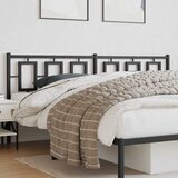 Metalno zamjensko uzglavlje crno 193 cm | shoptok.hr