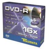  DVD-R TRAXDATA, 4.7GB, 16X, box 5 kom Cijene