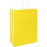  Papirnate vrećice 50 kom s ručkama žute 32x17x44 cm | Eponuda.ba