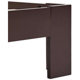  Posteljni okvir temno rjav iz trdne borovine 160x200 cm, (20645190) | Shoptok.si