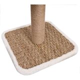 vidaXL penjalica za mačke s tunelom i igračkom 56 cm od morske trave | shoptok.hr