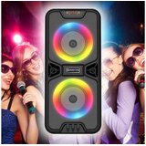 Manta zvučnik FM, BT, 30W, disco efekti, HandsFree, mikrofon, baterija SPK816 | shoptok.hr