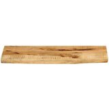 Stolna Mizna plošča 80x20x3,8 cm naraven rob trden robusten mangov les | Shoptok.si