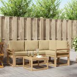  Set vanjskih sofa 5 kom. Bijela i bež | shoptok.hr