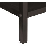 vidaXL Konzolni stol 100 x 35 x 76 cm od masivnog drva manga i željeza | shoptok.hr