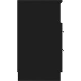  Nočna omarica 2 kosa črna konstruiran les, (20731680) | Shoptok.si