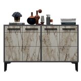 Hanah home TV polica Stria Anthracite Marble | ePonuda.com