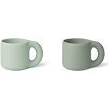 Liewood ostali pripomočki za hranjenje Kylie skodelica 2/1, silikon dusty mint, faune green Cene