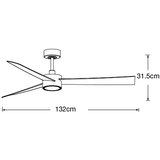  Lucci air 21610449-LED prigušiva ventilator CLIMATE 1xGX53/12W/230Vbraon/krom | Eponuda.com