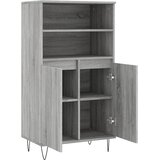  Visoka komoda siva sonome 60x36x110 cm od konstruiranog drva | shoptok.hr
