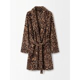 Sinsay Ogrtač s leopard uzorkom i pojasom | shoptok.hr