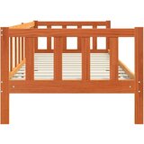  Okvir za krevet s uzglavljem Vosak smeđa 100 x 200 cm | shoptok.hr