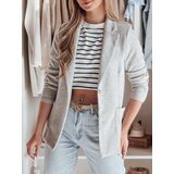 DStreet Marynarka damska CLASSVENT jasnoszara | Shoptok.si