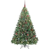 vidaXL Umjetno božićno drvce s stalakom Zelena 180 cm PE i PVC | shoptok.hr