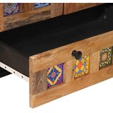  Highboard Prirodna 60 x 33,5 x 100 cm Čvrsto drvo manga | shoptok.hr