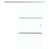  Drsna vrata z mehkimi blokadami ESG steklo in aluminij 90x205cm, (20767252) | Shoptok.si