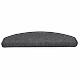  Prostirke za stepenice 15 kom 65x24x4 cm antracit poluokrugle velike | shoptok.hr