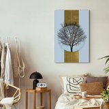  Slika - Circle of Nature (1-part) - Tree Branches in Round Composition 20x30 | shoptok.hr