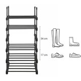  Industrijski Stalak za Cipele - Crni Loft Stil | shoptok.hr