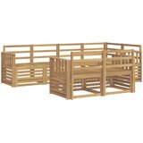  Set vanjskih sofa 7 pcs Bijela 247 x 128,5 x 73 cm | Eponuda.ba